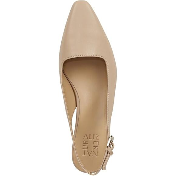 NWT Naturalizer Womens Ginger Snip Toe Slingbacks ,Barely Nude -Size 8.5 - Picture 6 of 7